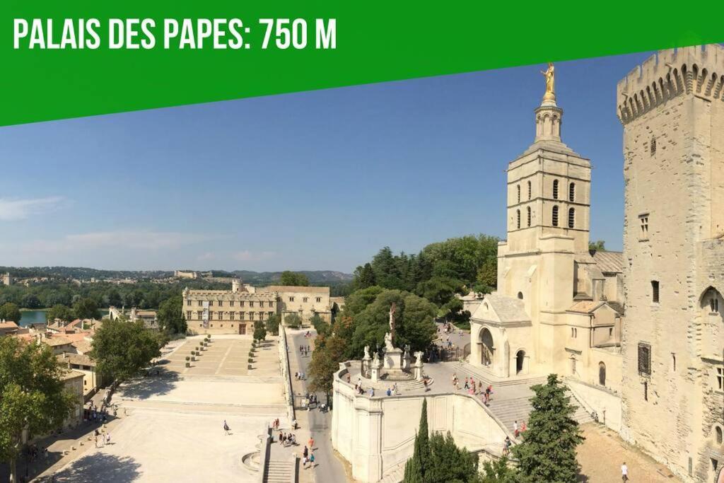 Le Loft Des Papes - 2 Terrasses - Vue Panoramique Sur La Ville - Ac Clim Avignon Exterior foto